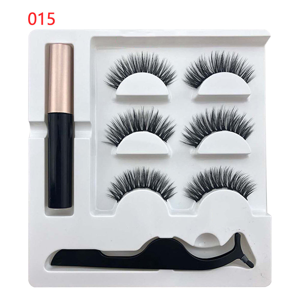 Magnetic Liquid Eyeliner with False Eyelashes