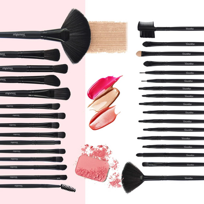 32Pc Makeup Brush Set